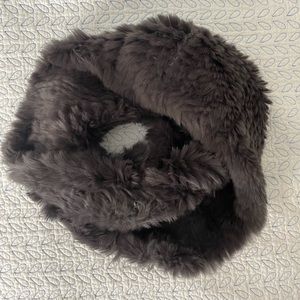 VINCE rabbit fur infinity scarf - gorgeous! SOLD OUT